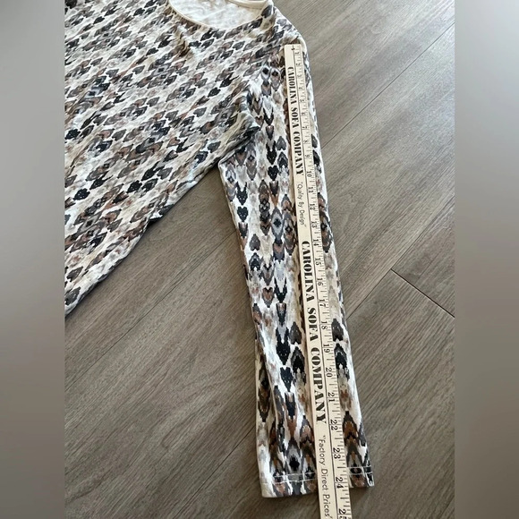 Kim Rogers Abstract Design Cotton Blend Long Sleeve Shirt Women’s XL - Picture 10 of 11